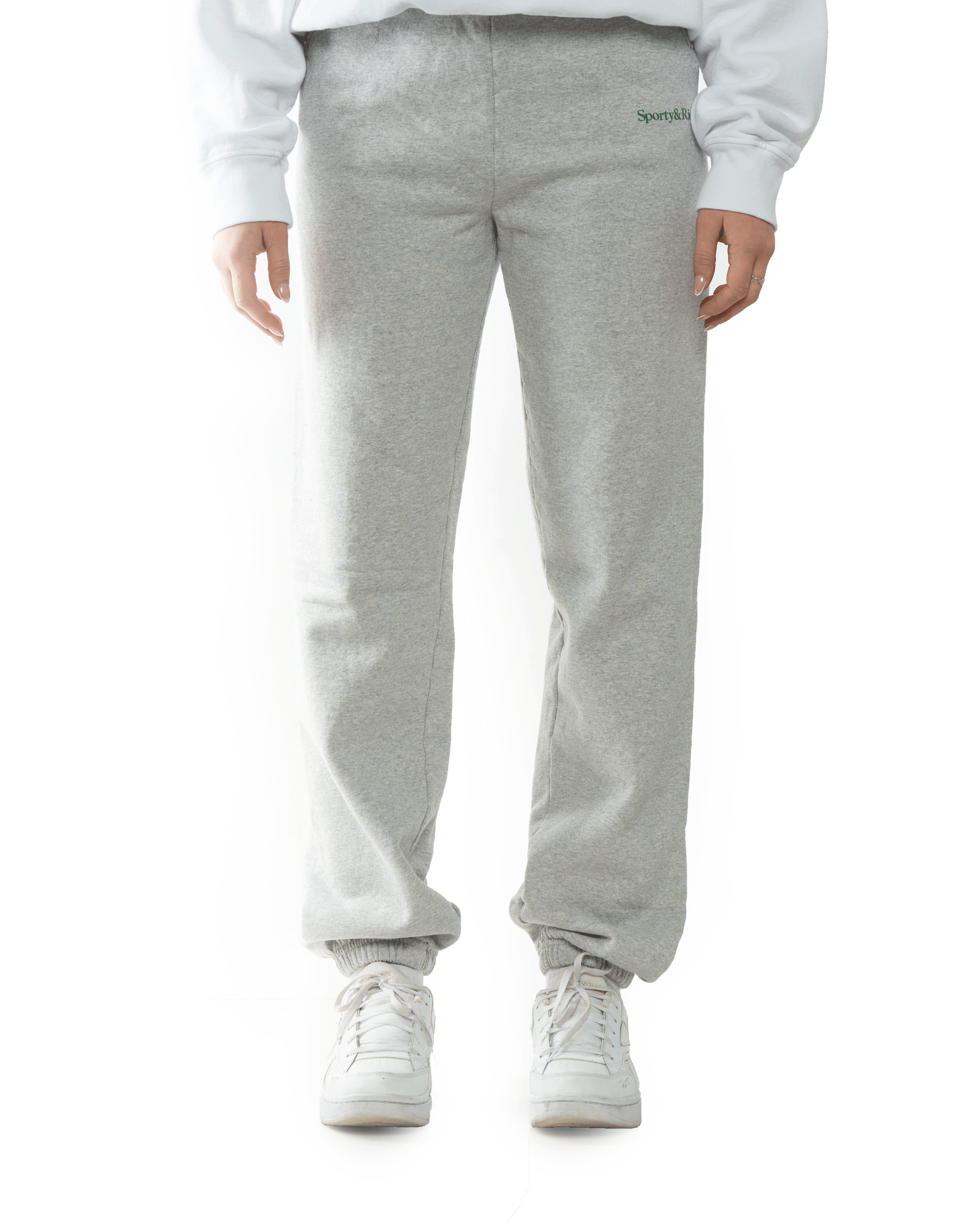 Sporty and Rich Move Your Body Sweatpants Heather Grey