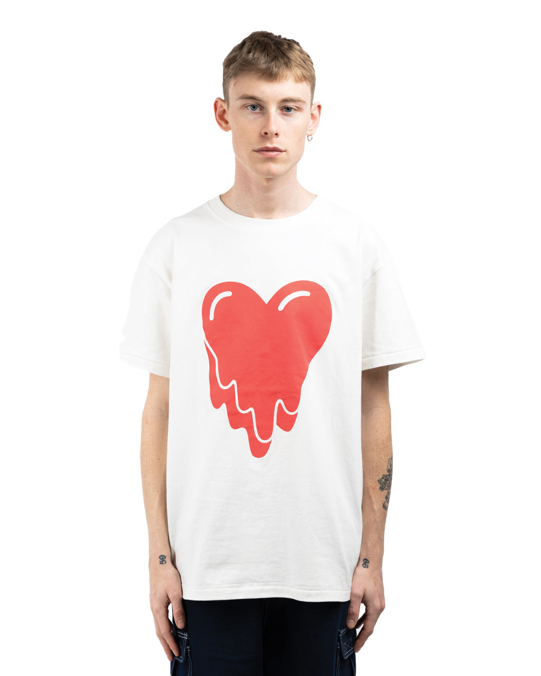 TAUPEEmotionallyUnavailable CROSSUR HEART TEE