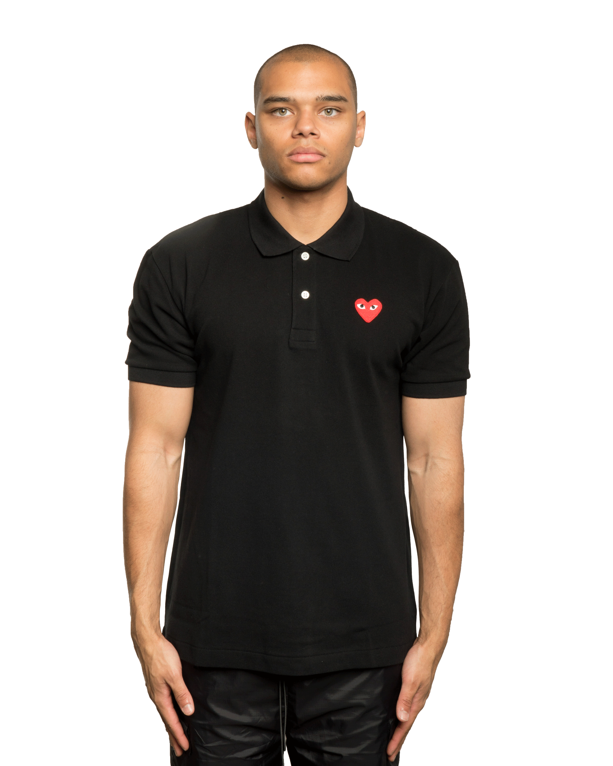 cdg collared shirt