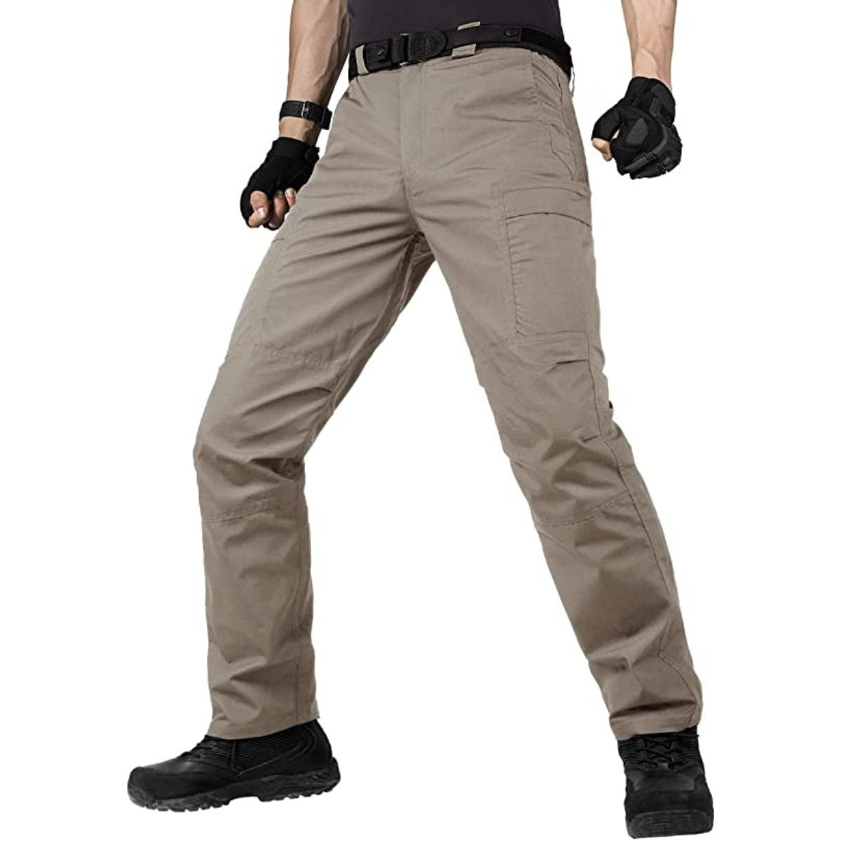 Long Pants For Men Men's Cargo Trousers Work Wear Combat Safety