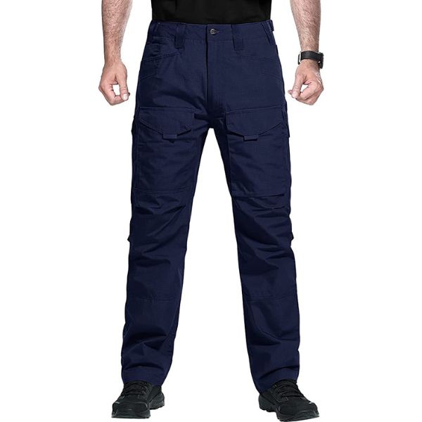 Free Soldier Men's Outdoor Cargo Hiking Pants with Belt Lightweight Waterproof Quick Dry Tactical Pants Nylon Spandex