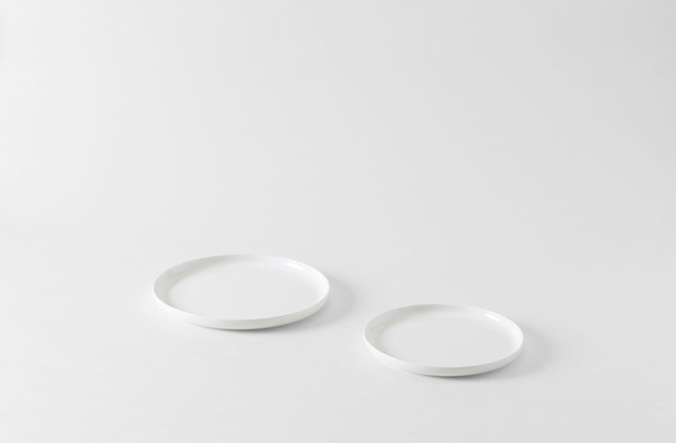 Basic White Bone China Plates - Special Order