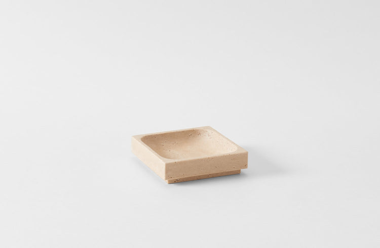 Micha%C3%ABl Verheyden Small Travertine Square Tray