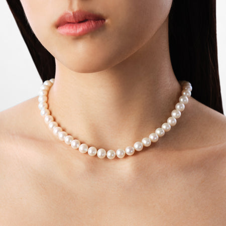 レッド系 Bijou de M パールチョーカー Pearl Choker