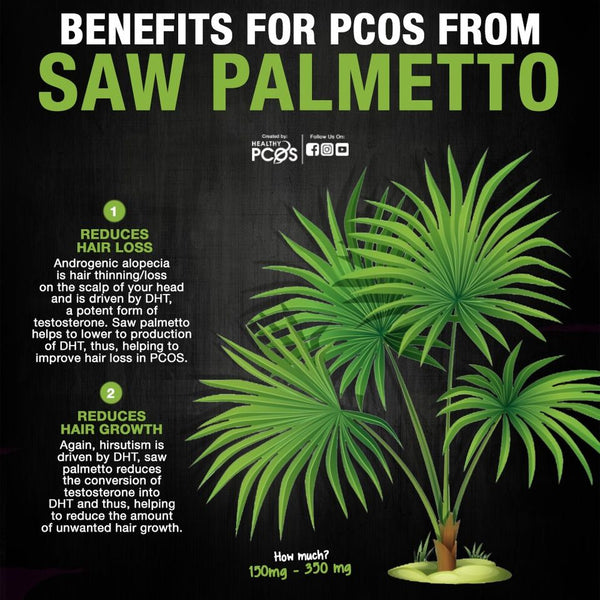Benefits of saw palmetto for PCOS