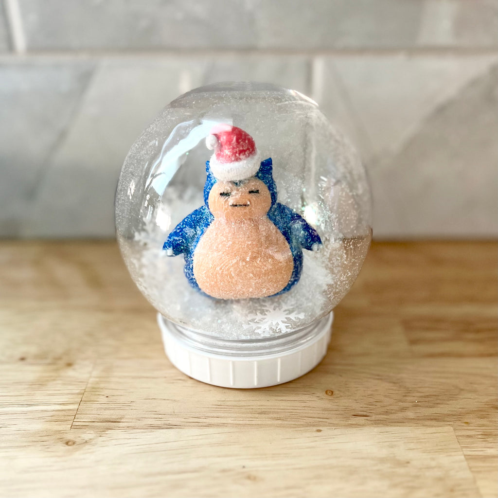 Snorlax 3D Printed DIY Snow Globe using Toybox
