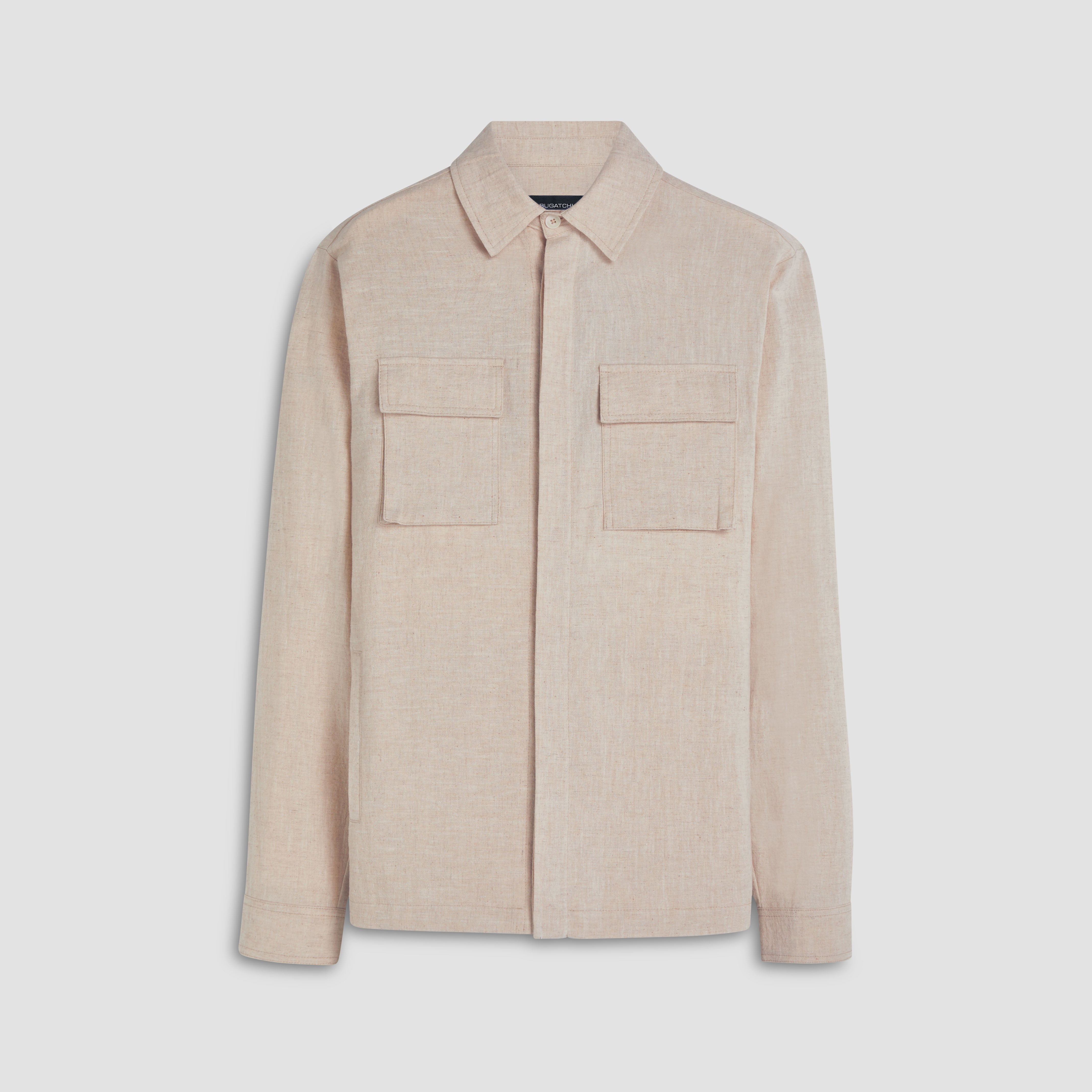 Image of Linen Shirt Jacket
