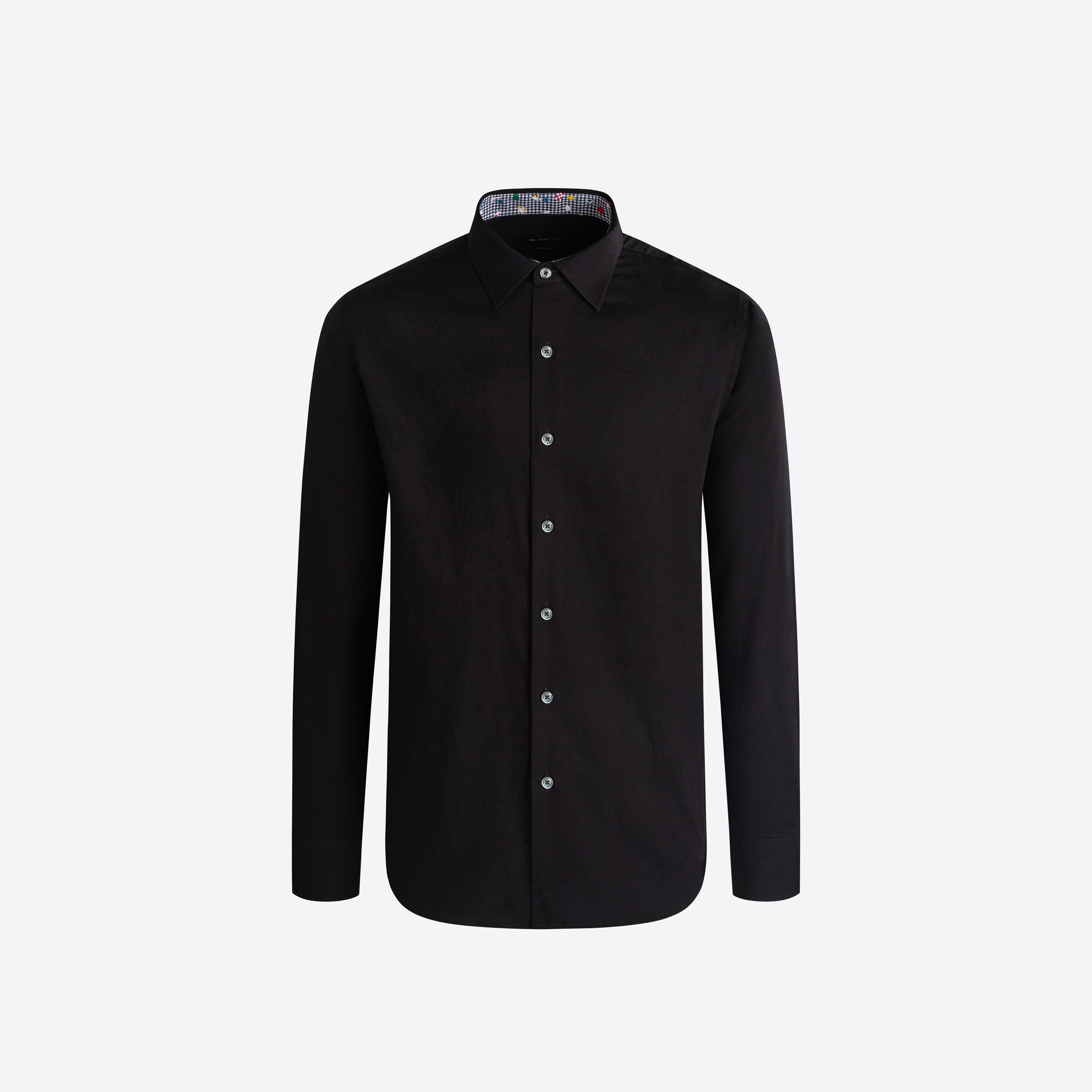 Image of Tonal Abstract Cotton Jacquard Shirt