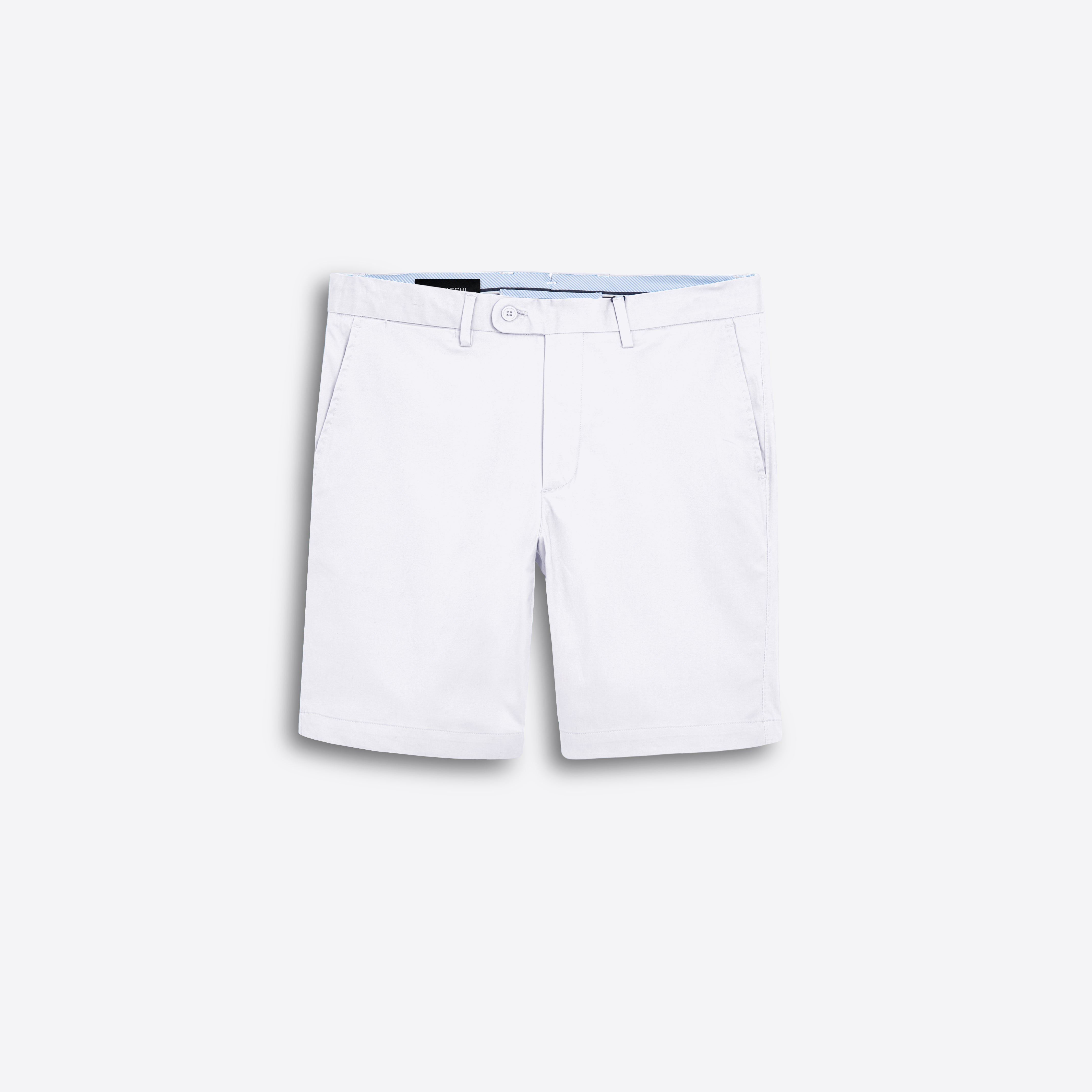 Solid Chino Cotton Shorts