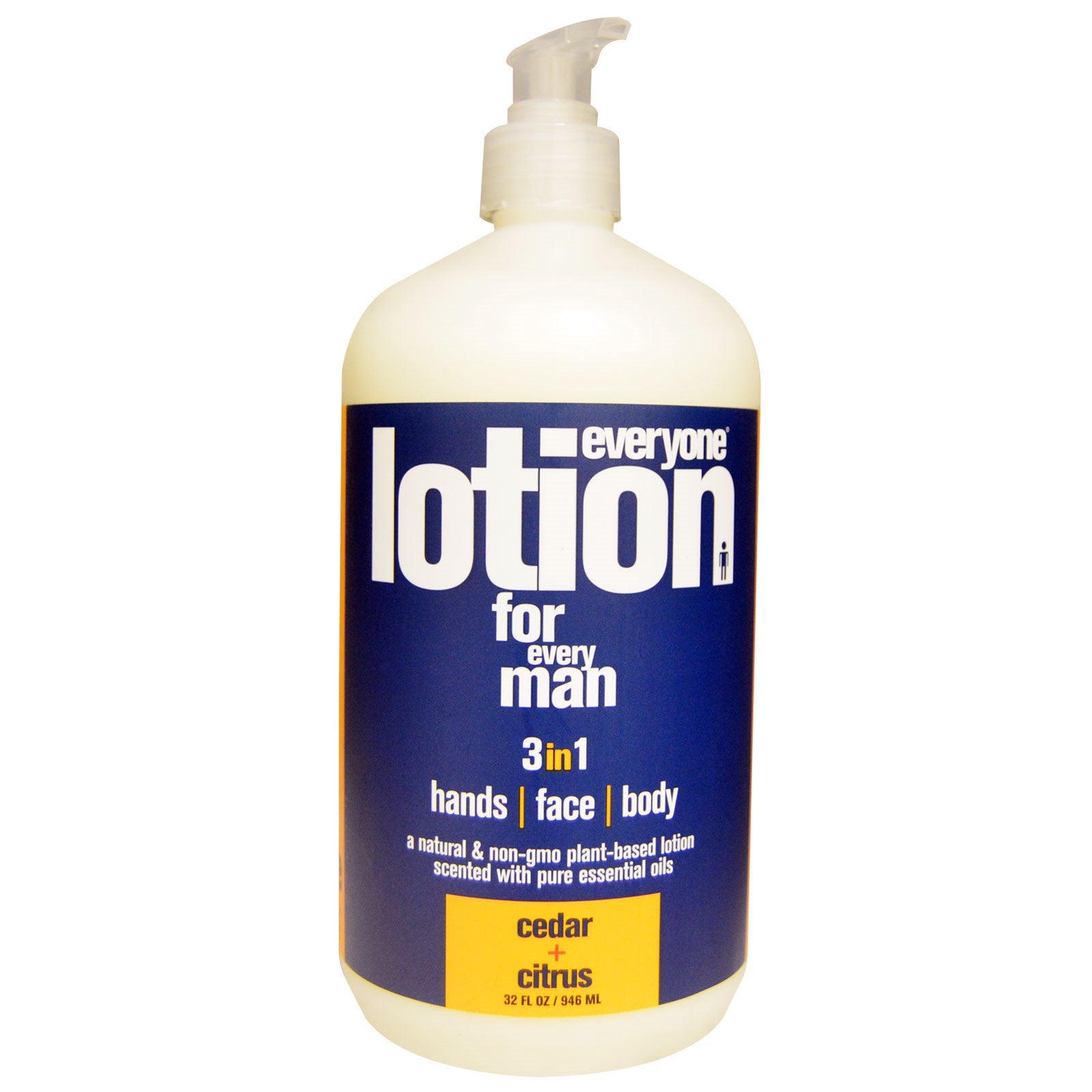 Everyone, Lotion For Every Man 3 in 1, Cedar + Citrus, 32 fl oz (946 ml)