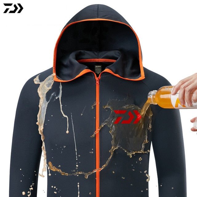 Fishing Shirt Breathable Fishing Clothing Men Waterproof Fishing Shirts Long Sleeve Fishing Jacket Quick Drying Fishing Clothes