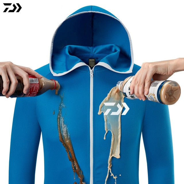 Fishing Shirt Breathable Fishing Clothing Men Waterproof Fishing Shirts Long Sleeve Fishing Jacket Quick Drying Fishing Clothes