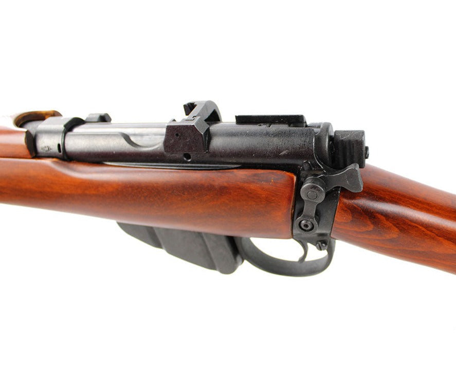 S&T Lee Enfield No. 1 Mk III Bolt Action Rifle Springer (Real Wood) – 007  Airsoft Ltd.