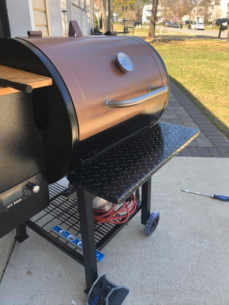 front shelf for pit boss pellet grill