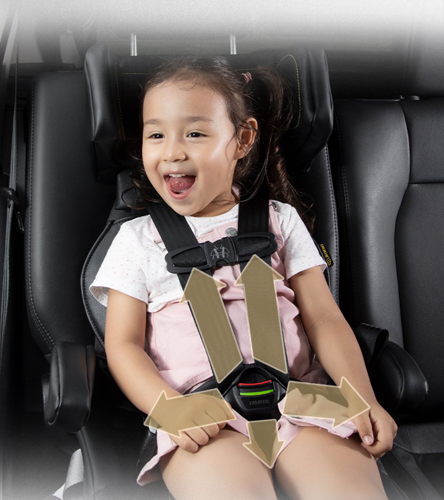 USA IMMI GO (UBER SEAT) PORTABLE CAR SEAT (AGE 9MO-12YO)