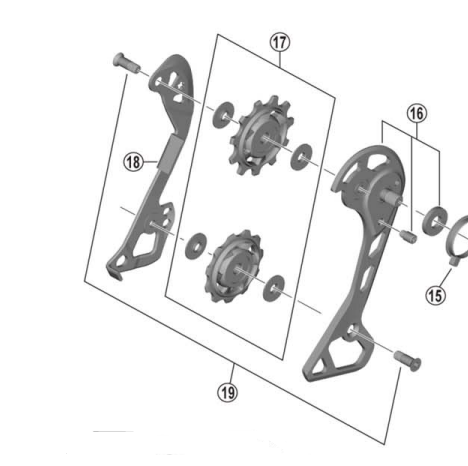 Other Bike Components Parts Shimano Rd Tx55 Cable Roller Unit Dmeventsboutique