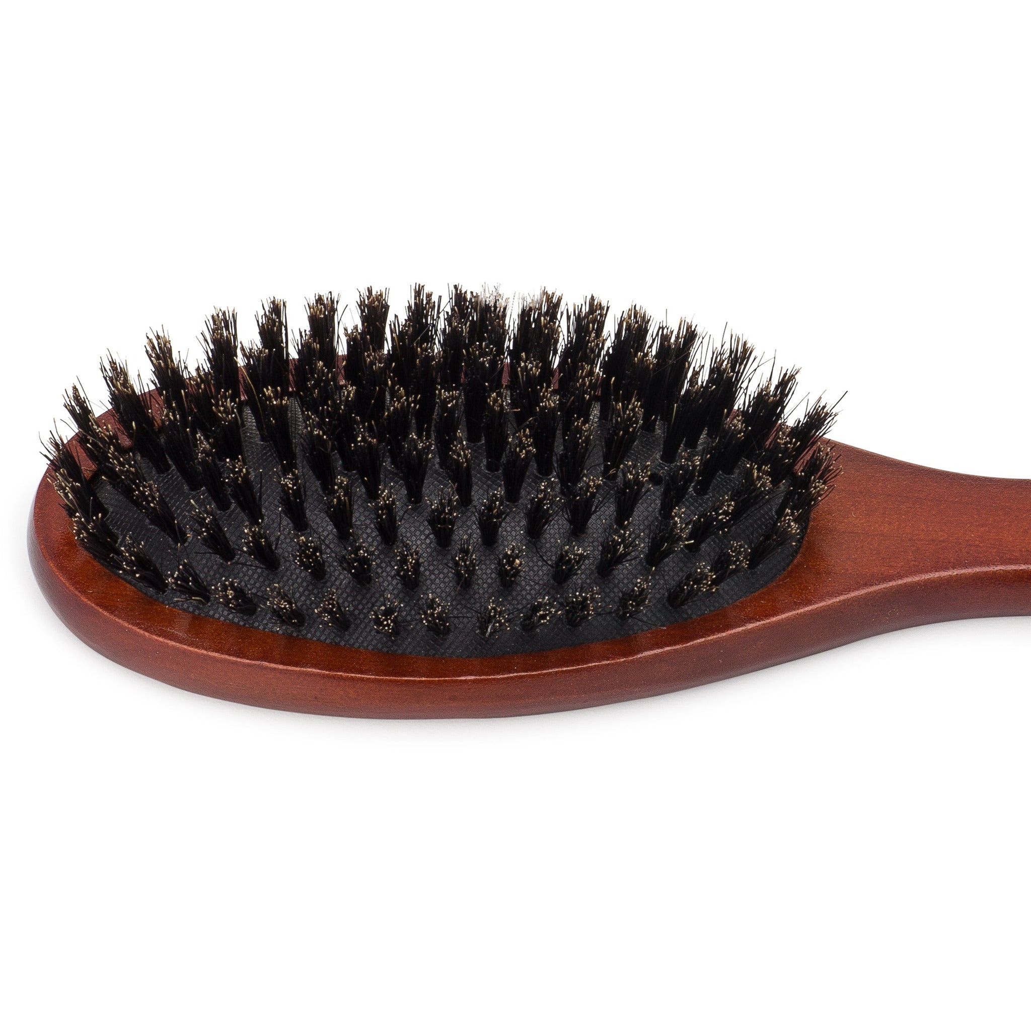 Grannaturals Boar Bristle Wooden Oval Hair Brush For Women And Men