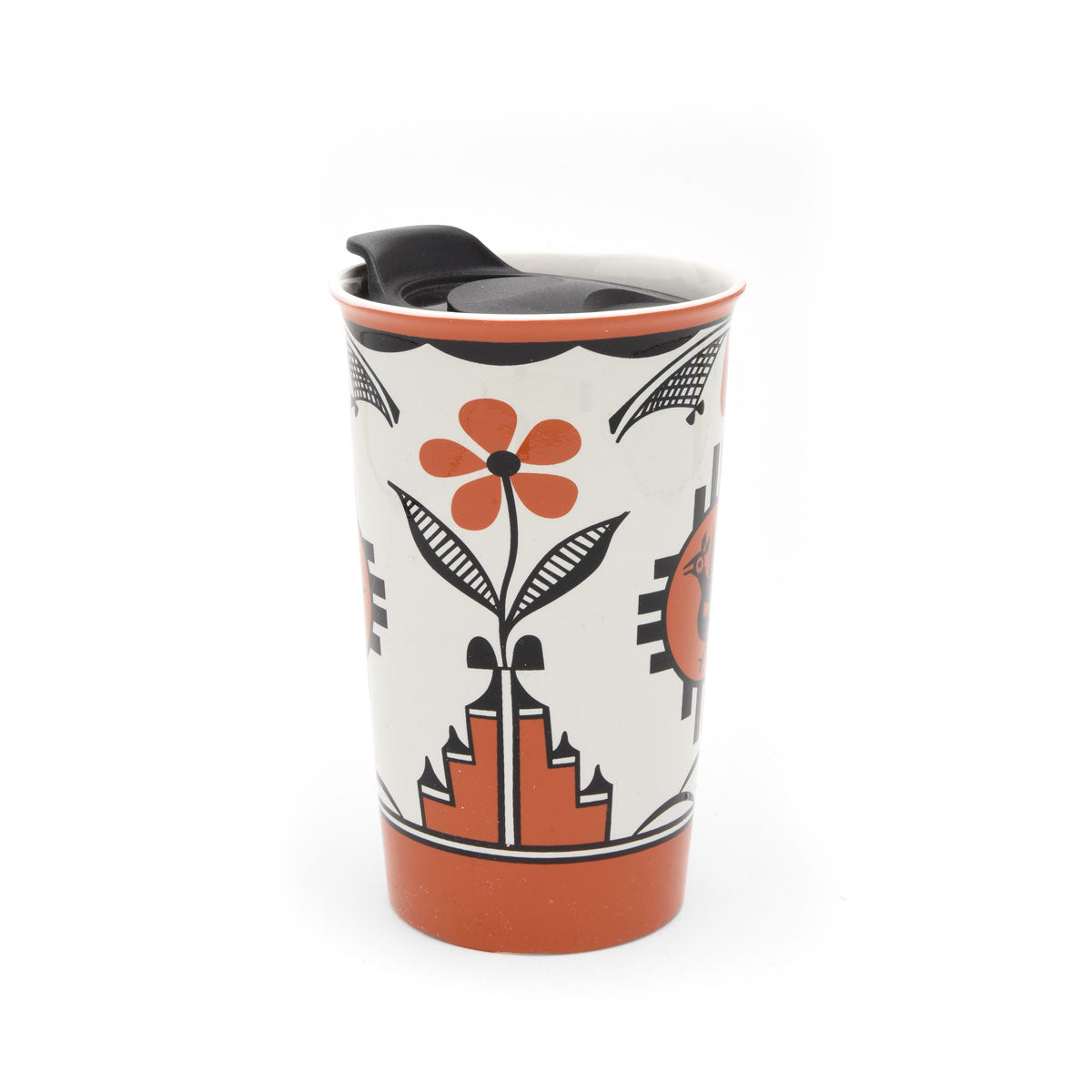 Natalie Sandia Pueblo Pottery Ceramic Travel Mug – Indian Pueblo Store