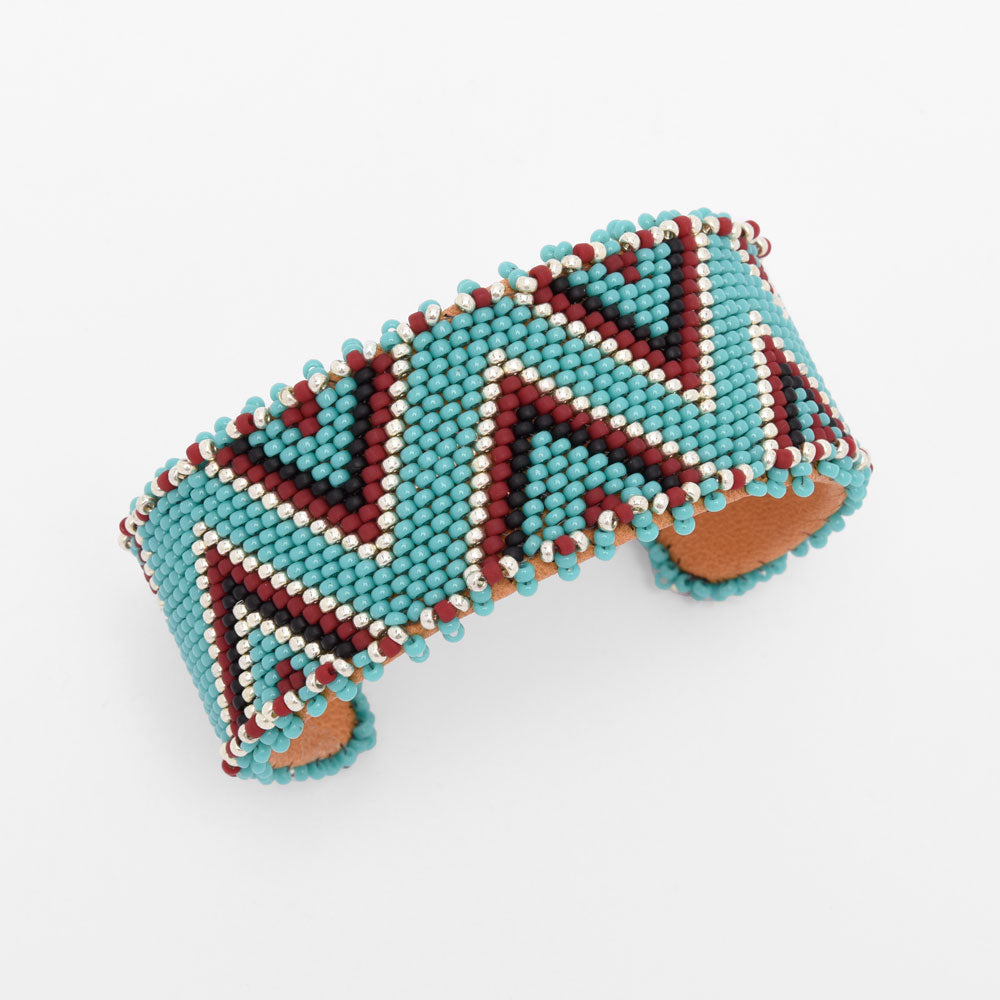 beaded cuff bracelet