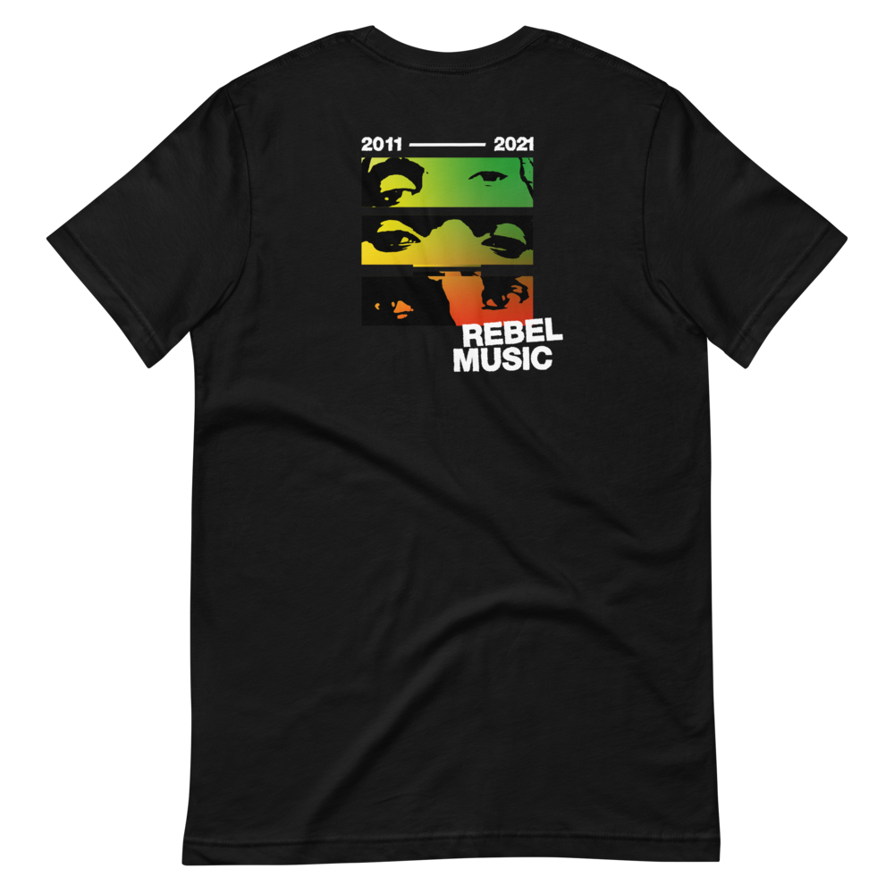 Red Gold & Green Text T-Shirt - Kabaka Pyramid Merchandise