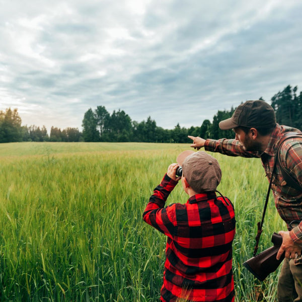 Hunting with son