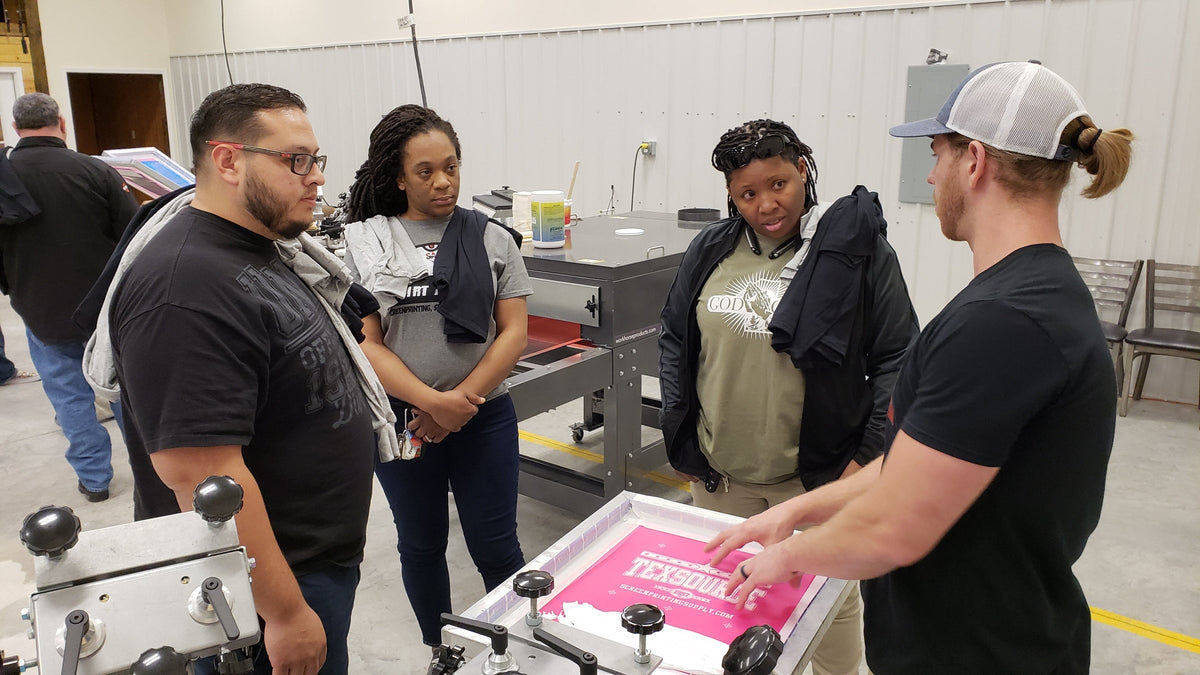 Screen Printing Classes in North Carolina, Georgia, and Texas | Texsource | How to Screen Print