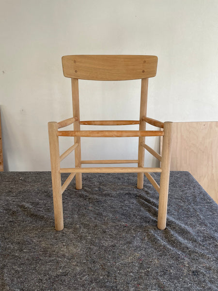 Finished soap-treated folk chair