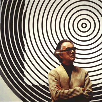 Portrait de Vasarely, le père de l'op'art