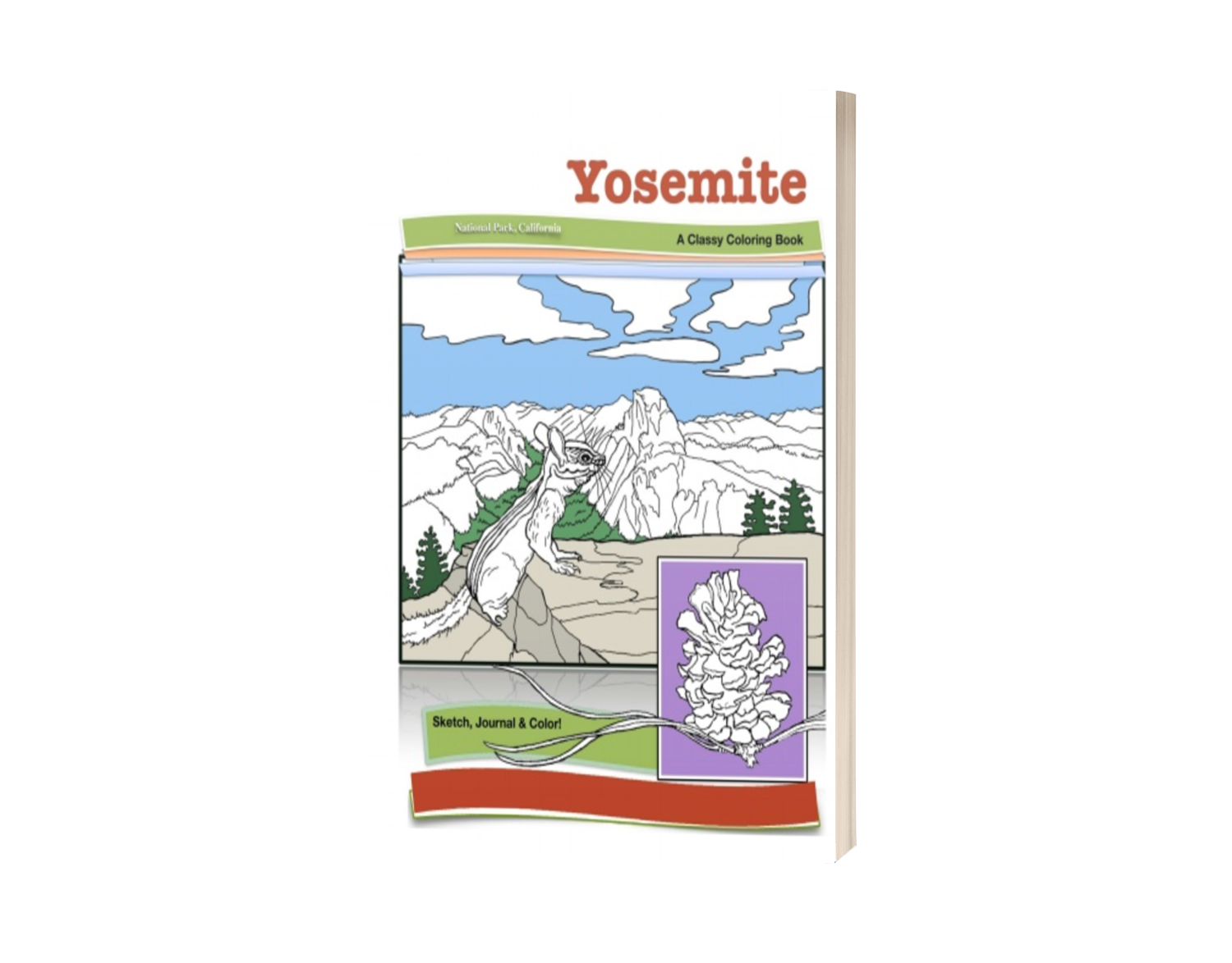 Yosemite National Park - A Classy Coloring Book