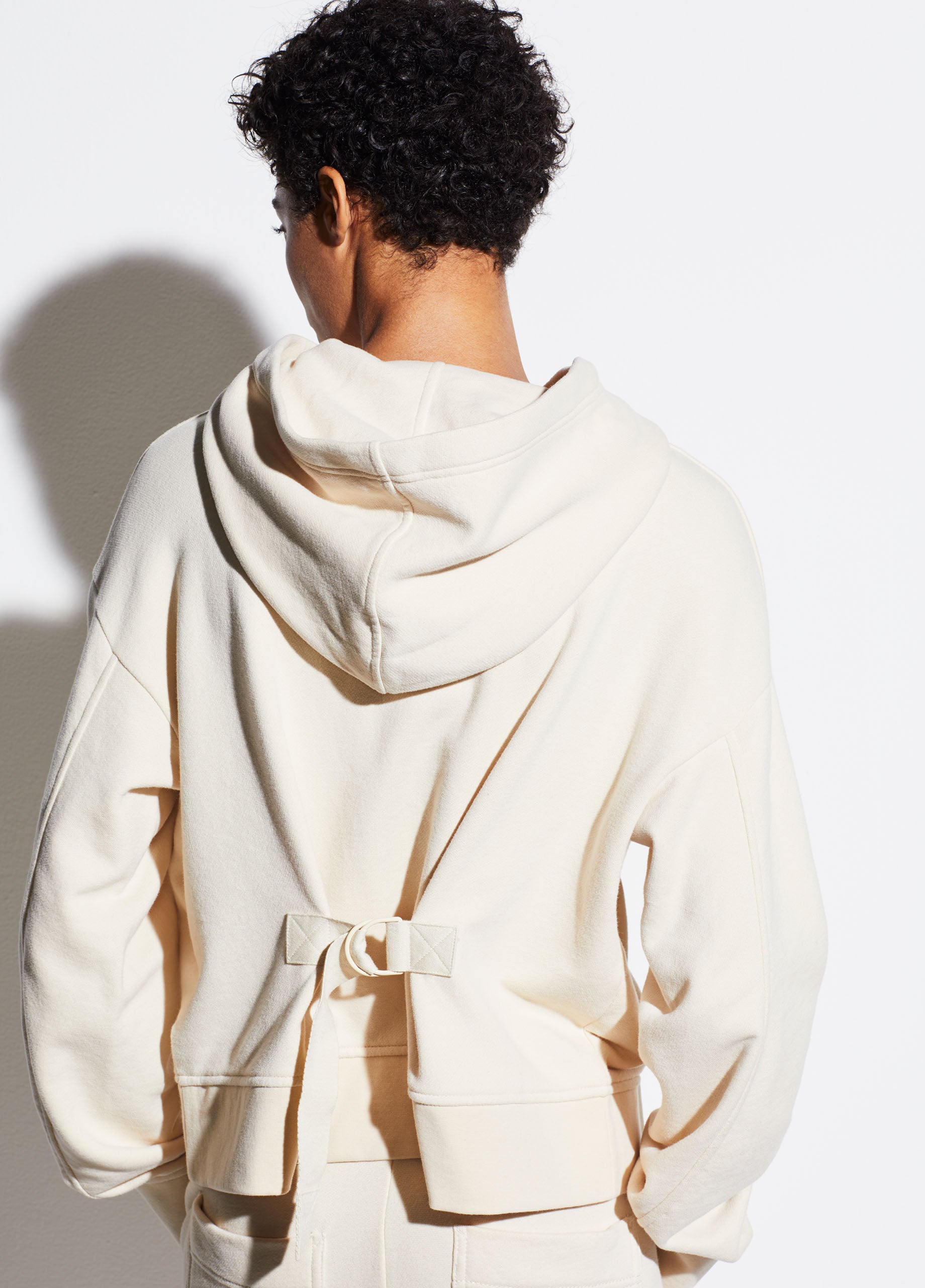 vince cinched back hoodie