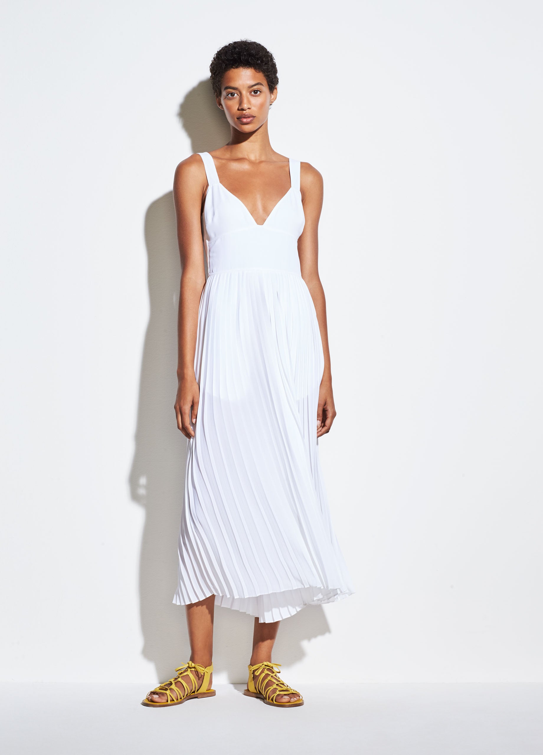 vince pleated jumpsuit