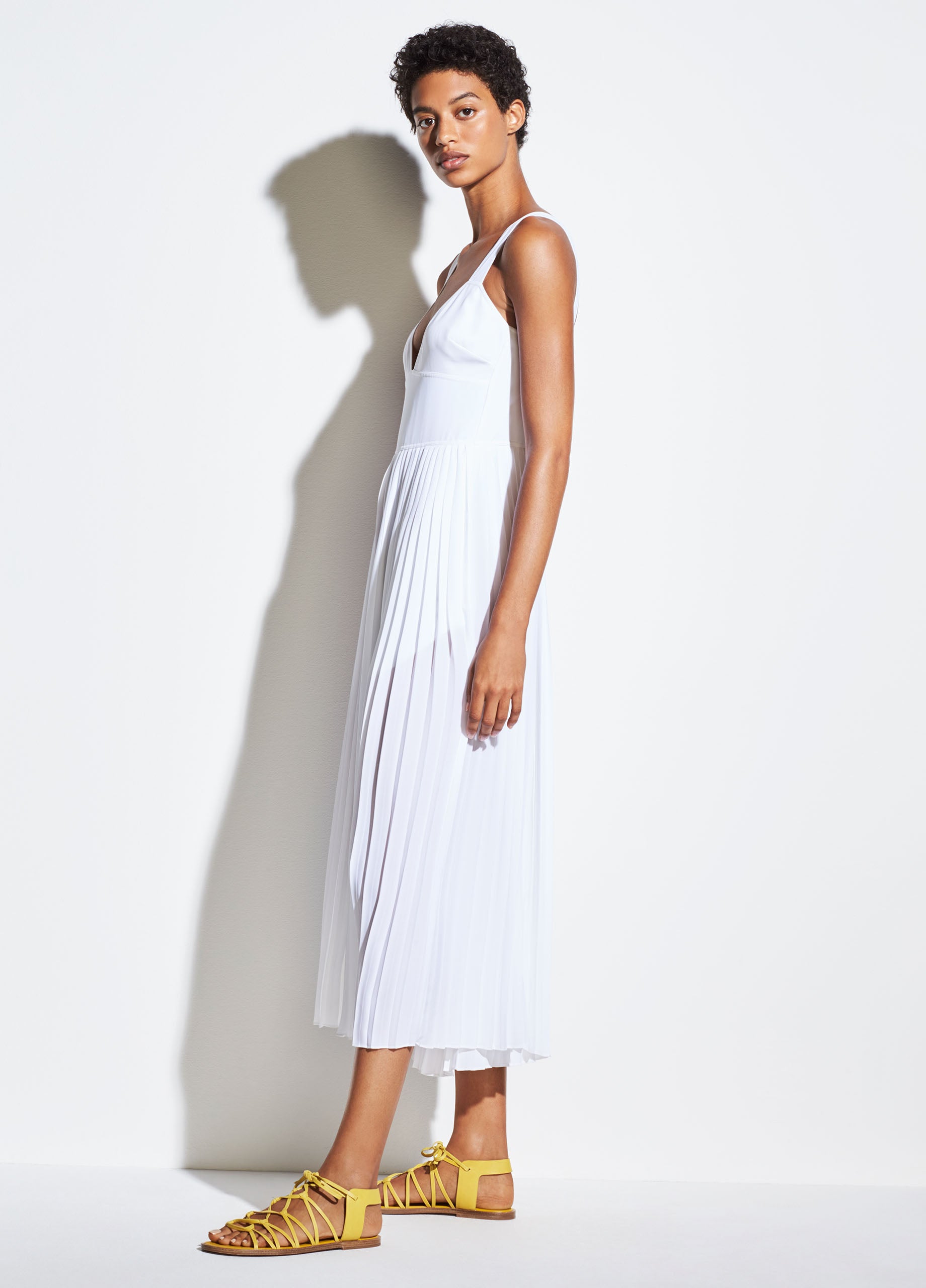 vince pleated jumpsuit