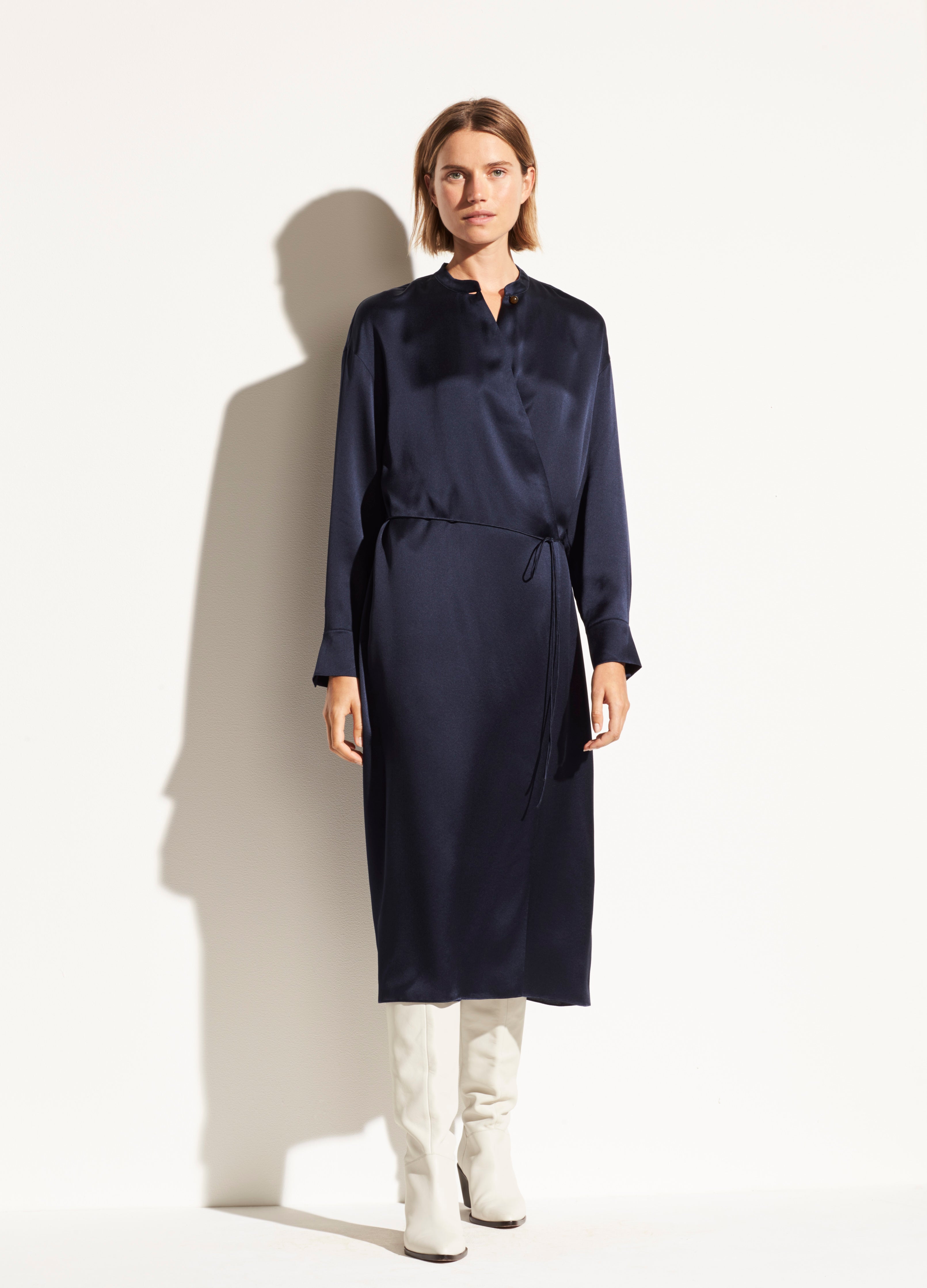 vince wrap dress