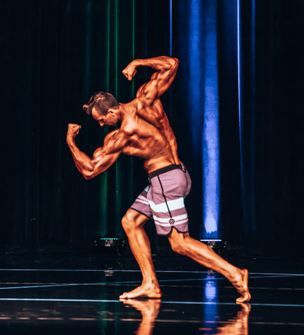 Physique Body Building Pose 
