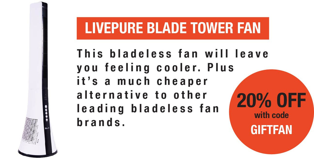 LivePure Blade Tower Fan