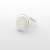 Sterling Silver Mabe Pearl Ring Size 9