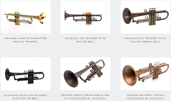 Custom trumpet Bach Yamaha Teylor KGUmusic