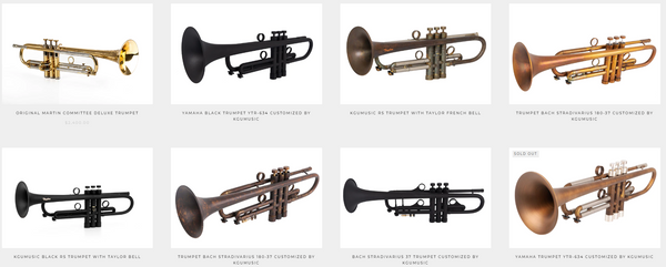 custom trumpet kgumusic bach yamaha