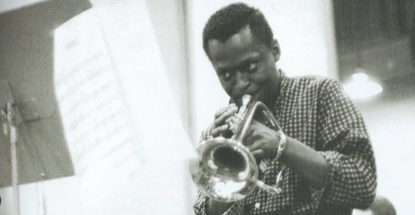 Miles Davis and flugelhorn