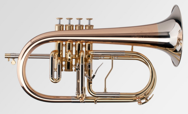 Flugelhorns with a fourth valve