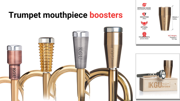 Trumpet mouthpiece boosters by KGUmusic