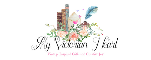 My Victorian Heart Vintage Inspired Creative Joy Logo