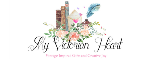 My Victorian Heart Vintage Inspired Creative Joy Logo