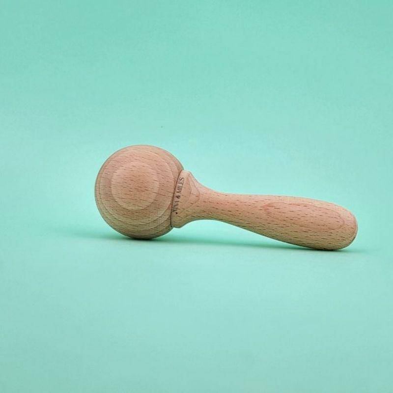 Maracas En Bois Pour Bebe Enfant Veritable Instrument De Musique