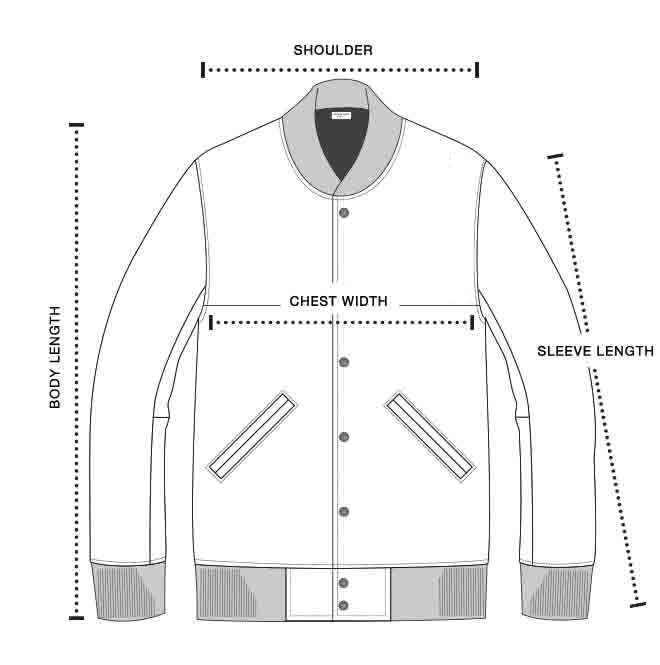 Perpetual Grind Jackets Size Chart