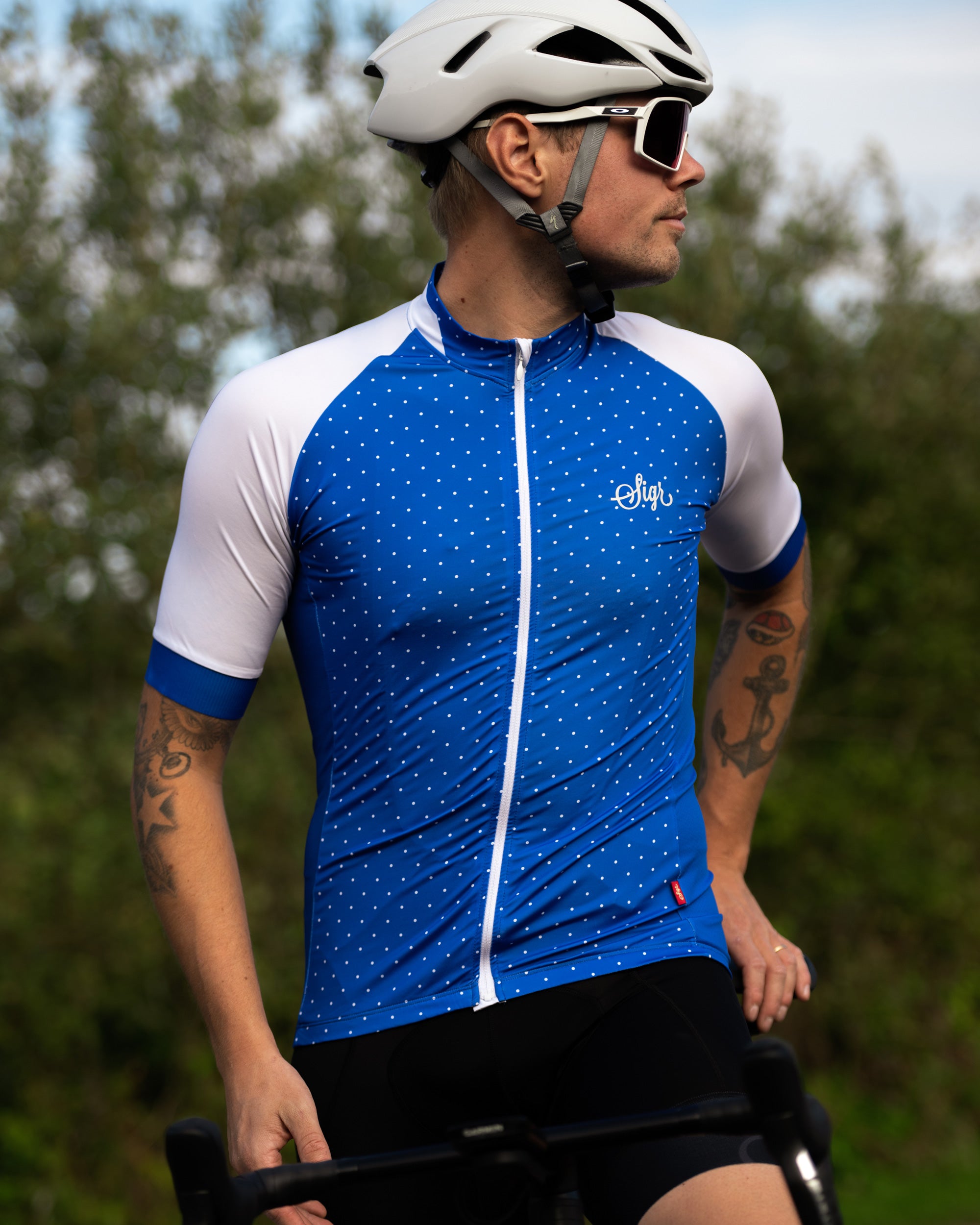 Blue Legacy - Road Cycling Jersey for Men