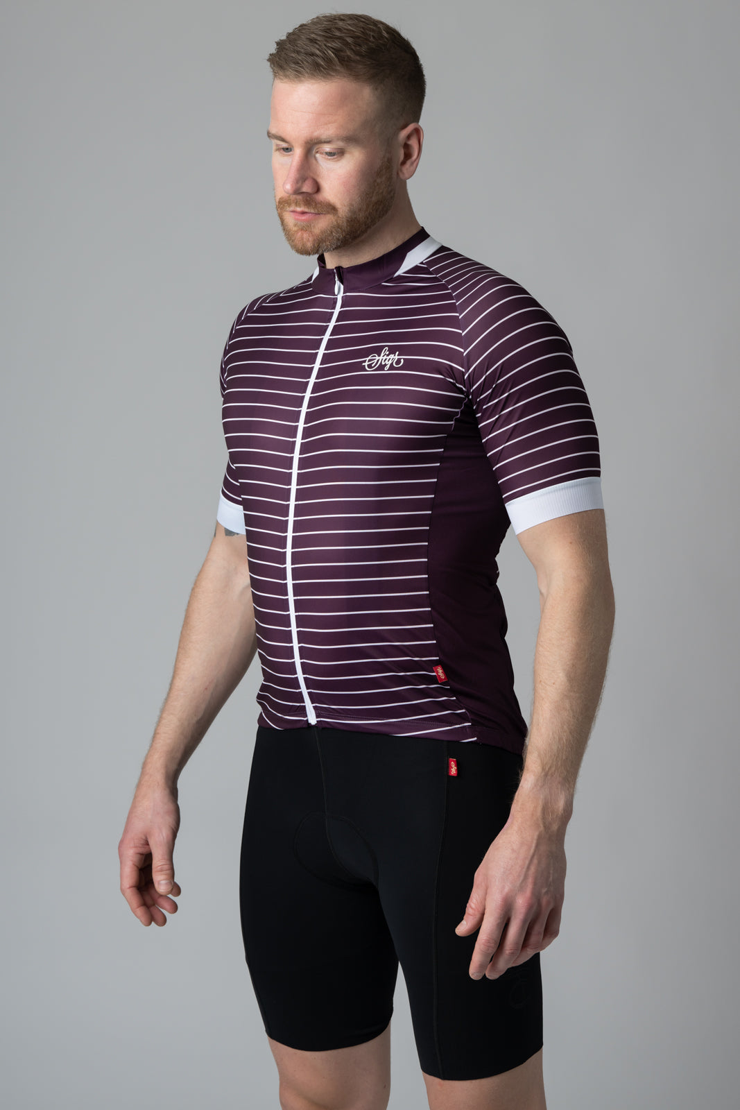 Purple Horizon - Road Cycling Jersey for Men