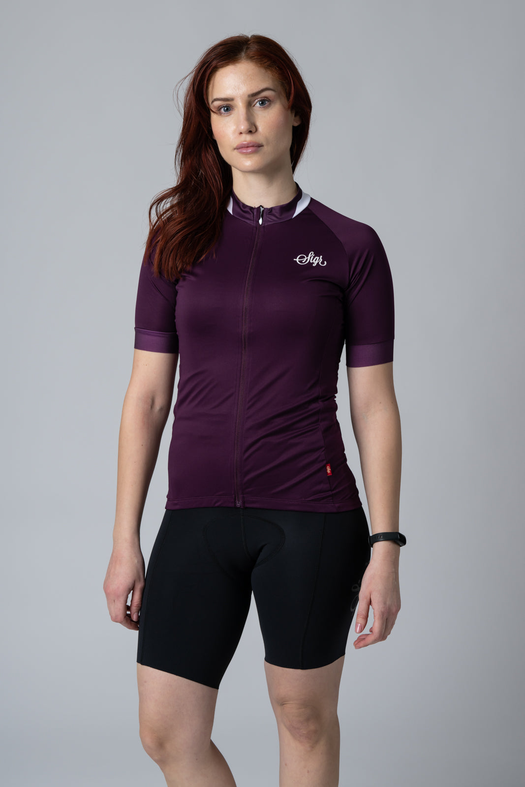 Lila Hortensia - Purple Road Cycling Jersey for Women