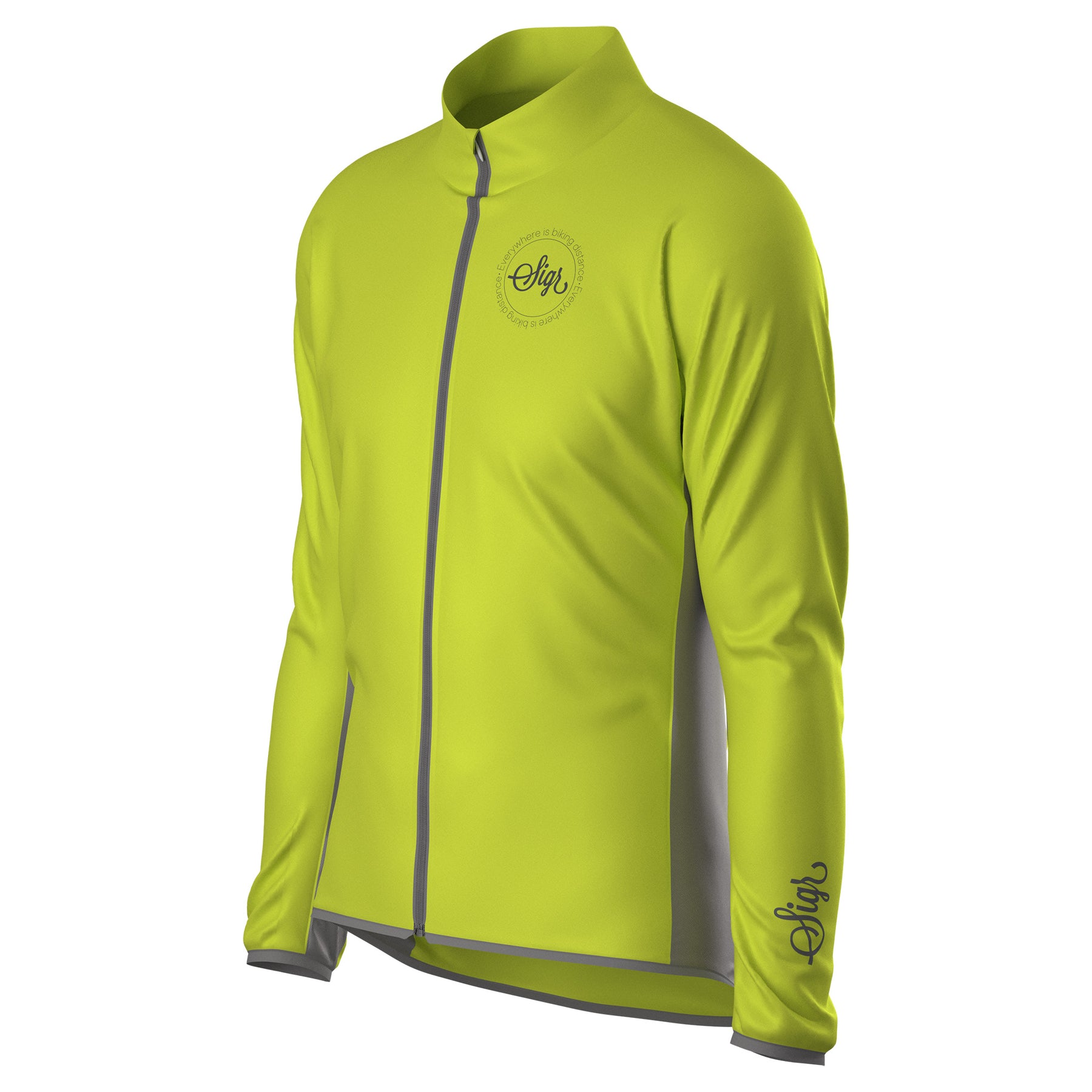 Download Hi-Viz Yellow Cycling Wind Jacket for Men - 'Uppsala' by ...