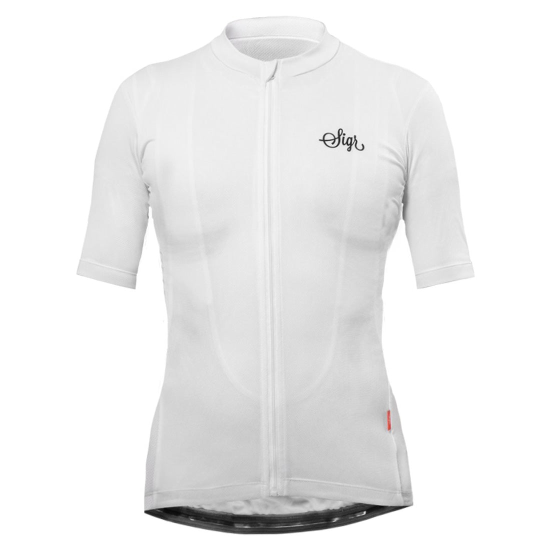 womens white cycling jersey